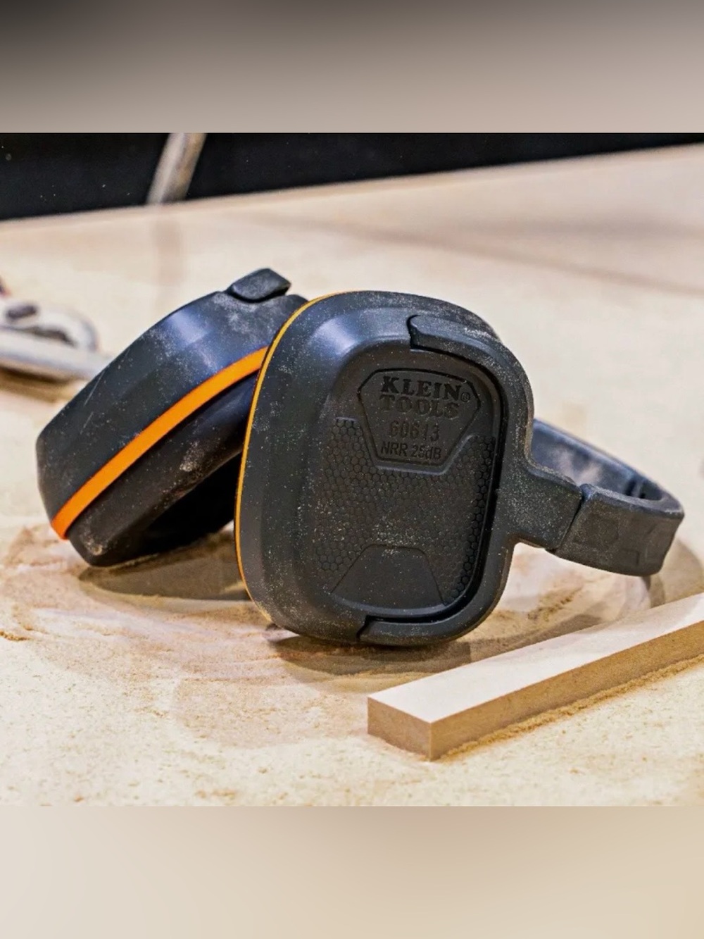 (NIB) KLEIN TOOLS • Black/Orange Behind-the-Head Earmuffs, OS - Picture 4 of 15
